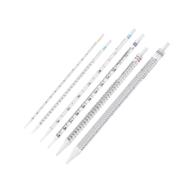 Serological Pipettes (Plastic and Glass) and Rack