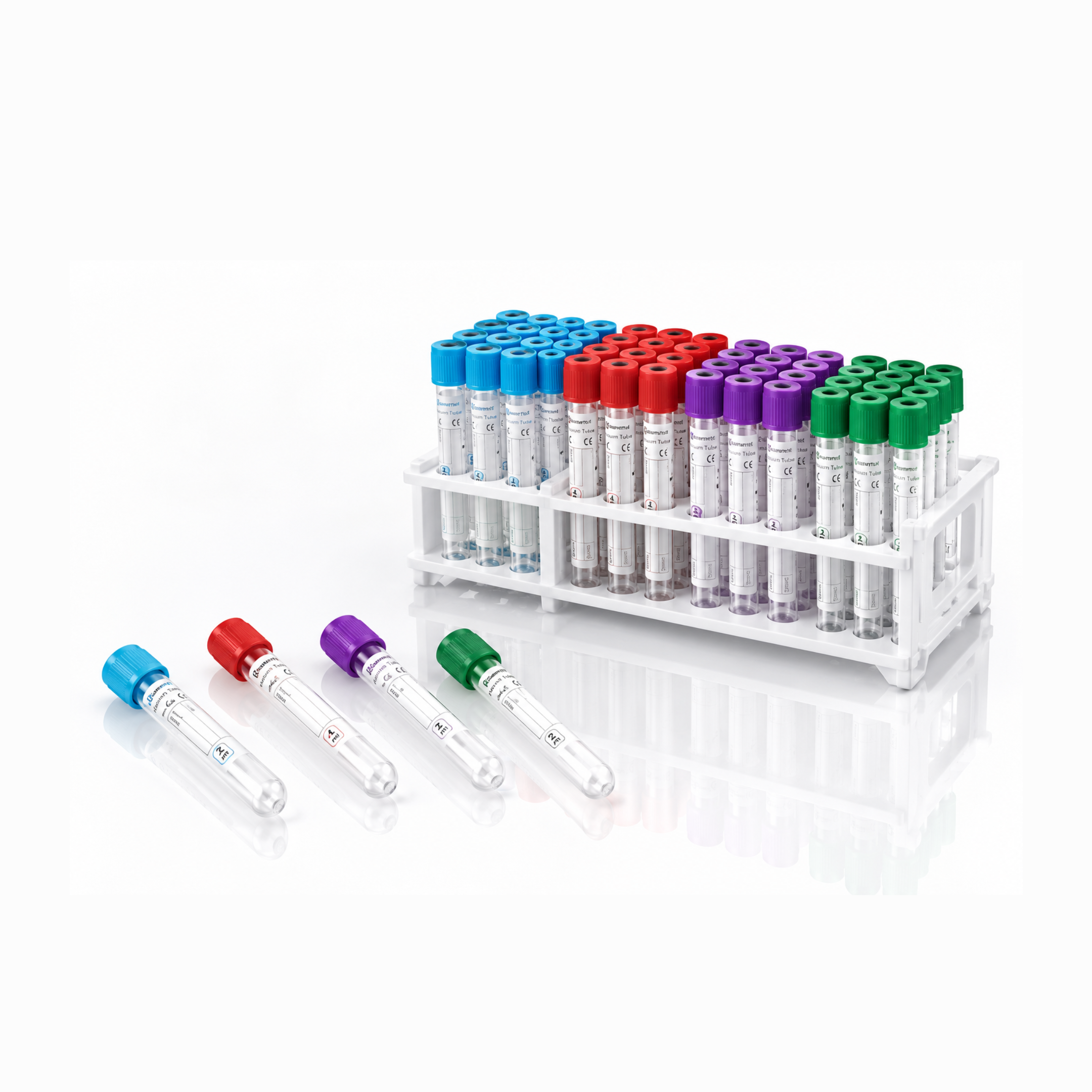 OLAB Vacuum Blood Collection Tubes and Wing Caps