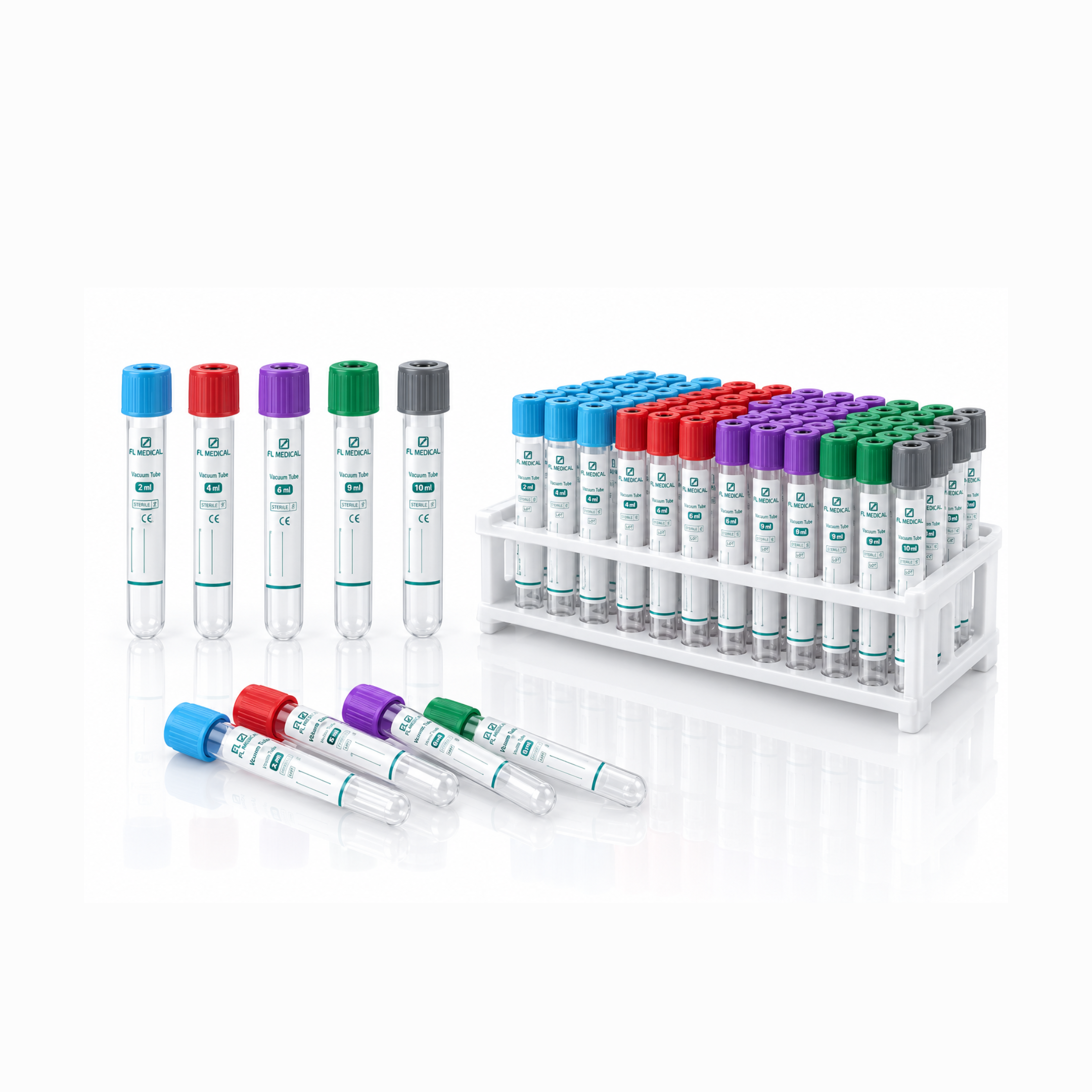 Vacumed Vacuum Blood Collection Tubes — FL Medical